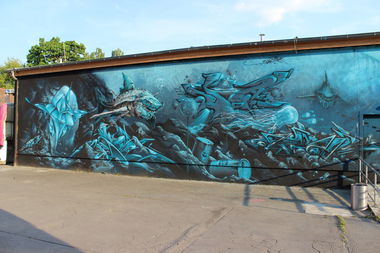 Graffiti Wall - Photo by emon - PIE-CREW, SPOAR153 (2014)