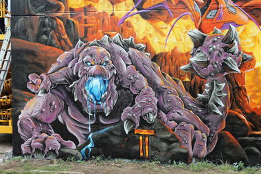 Graffiti Wall - Photo by emon - EMON, PIE-CREW (2014)