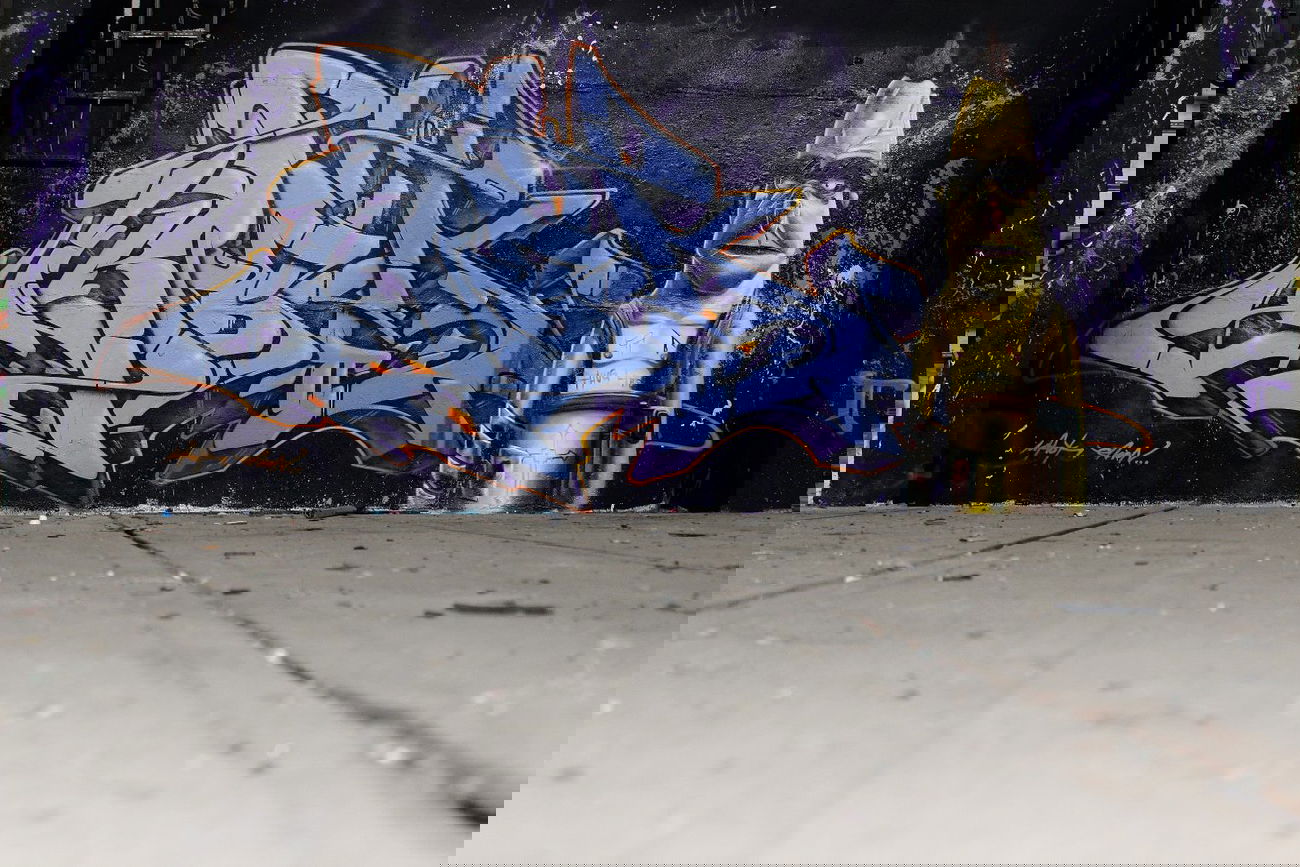 Graffiti Wall - Photo by emon - urok, bert, aka (2o14)