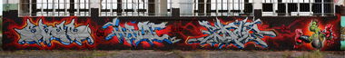 Graffiti Wall - Photo by emon - SHAB, HAVOC, SMAT (2014)