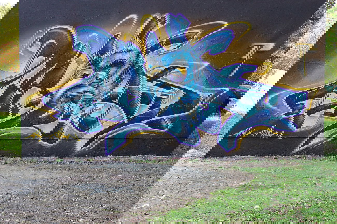 Graffiti Wall - Photo by emon - UROK, EMON, PIE-CREW (2014)