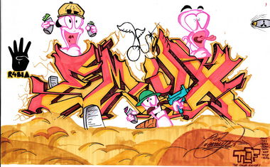 Graffiti Sketch in Gölcük - Photo by emyxLove - emyx, sketch, izmit (2013)