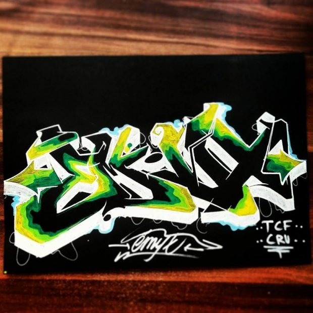 Graffiti Sketch in ?zmit - Photo by emyxLove - emyx (2014)