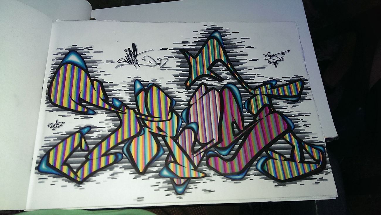 Graffiti Sketch - Photo by energis - Trust, NRG, Minden (2013)