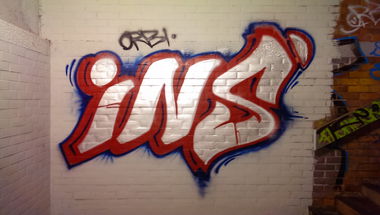 Graffiti Bombing - Photo by energis - INS, Orbi (2013)