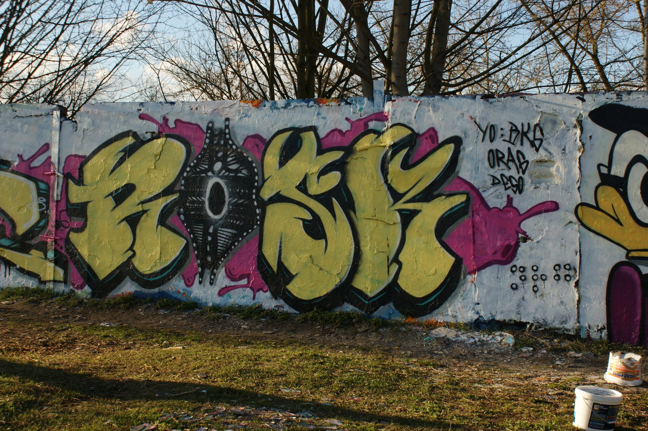 Graffiti Wall - Photo by energis - Rosk, NRG (2015)