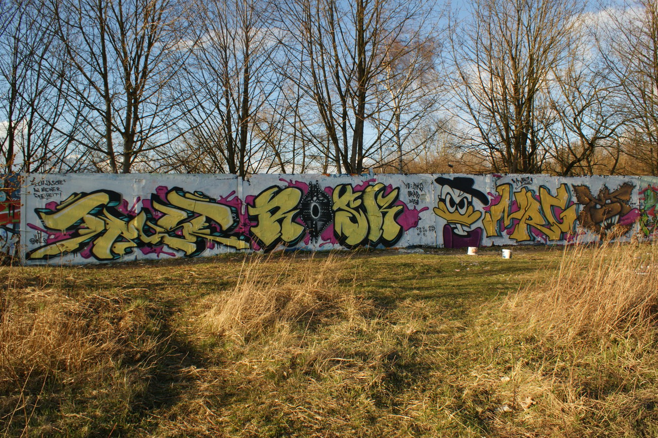 Graffiti Wall - Photo by energis - Trust, Rosk, Murt (2015)
