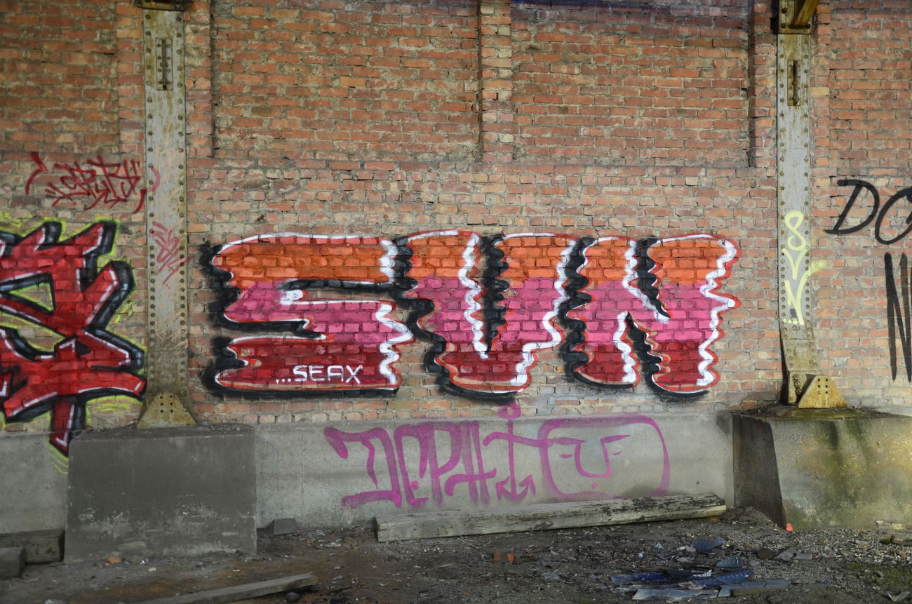 Graffiti Bombing - Photo by energis - SVN, Seax (2013)