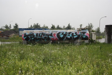 Graffiti Bombing - Photo by energis - Trust, Beks, NRG (2012)