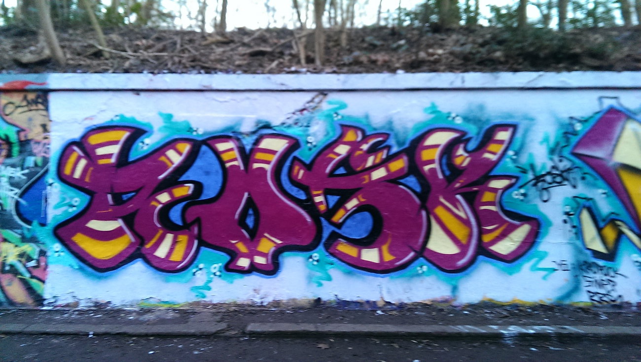 Graffiti Wall - Photo by energis - Rosk, NRG, Berlin (2014)