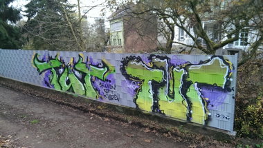 Graffiti Wall - Photo by energis - TUT, NRG, saarbrücken (2014)