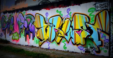 Graffiti Wall - Photo by energis - Cien, Trust, NRG (2012)