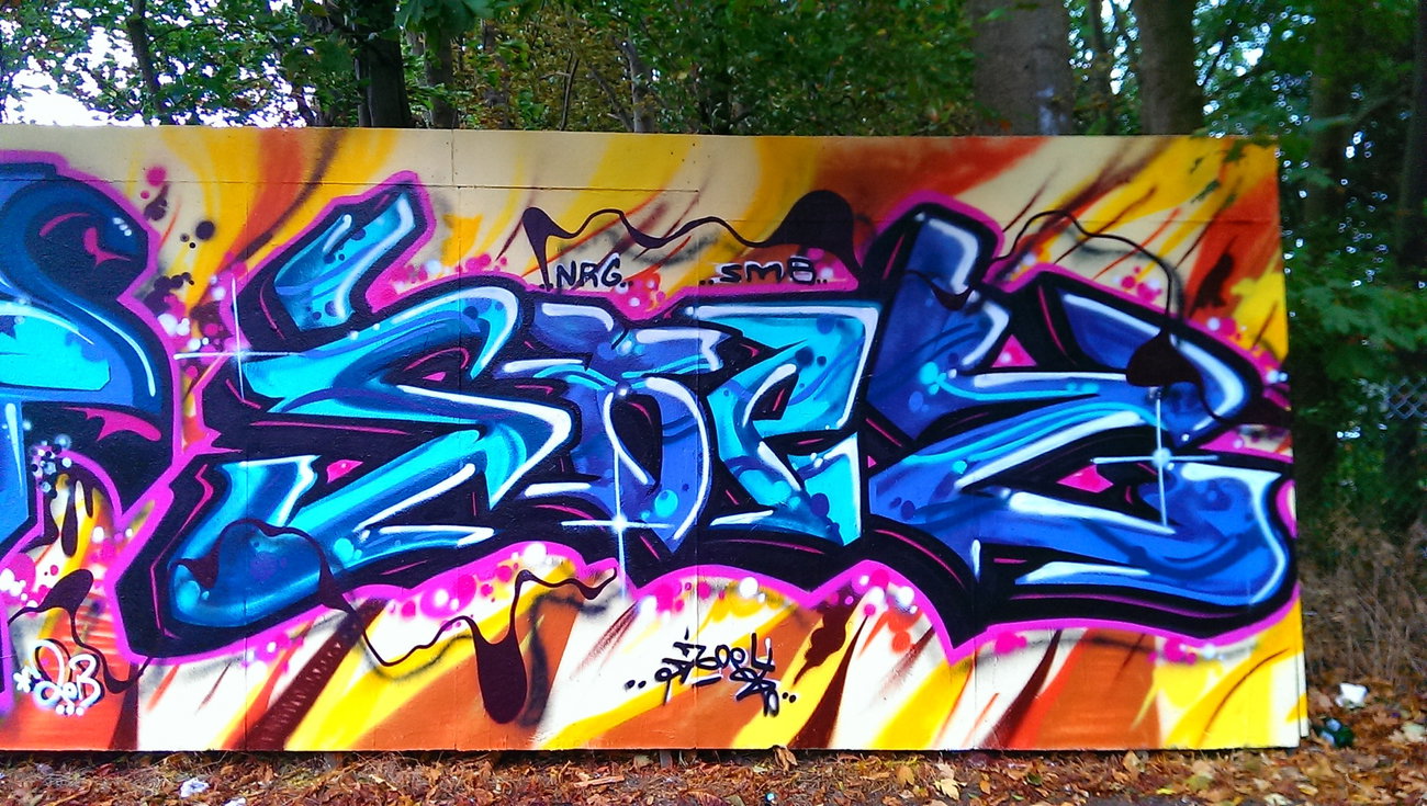 Graffiti Wall - Photo by energis - Joey, NRG, Minden (2013)