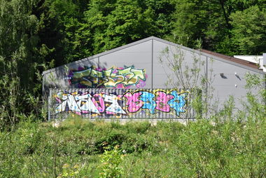 Graffiti Wall - Photo by energis - Trust, Naos, Sbek (2017)