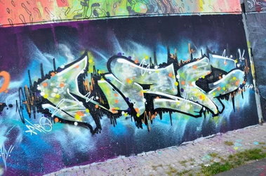 Graffiti Wall - Photo by energis - NRG, Trust, Saarbrücken (2014)