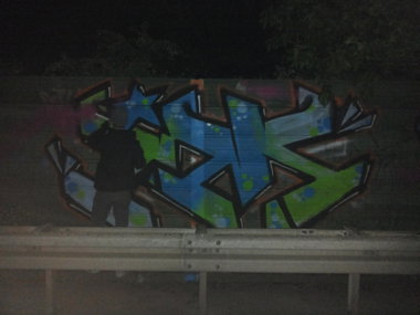 Graffiti Wall - Photo by energis - INS (2013)