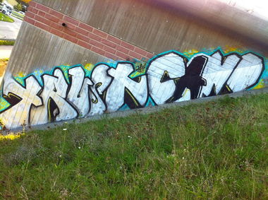 Graffiti Bombing - Photo by energis - Trust, Cano, NRG (2011)