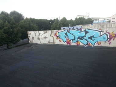 Graffiti Wall - Photo by energis - NRG, ANC, Trust (2014)