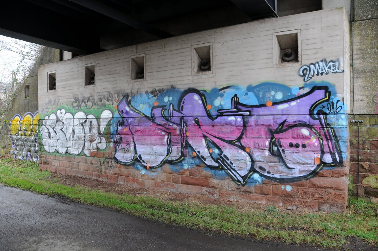 Graffiti Wall - Photo by energis - NRG, Sive (2016)