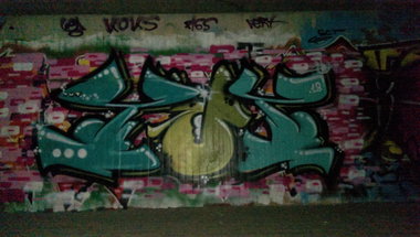 Graffiti Wall - Photo by energis - TUT, NRG, Köln (2013)