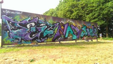 Graffiti Wall - Photo by energis - TUT, NRG, Joey (2014)
