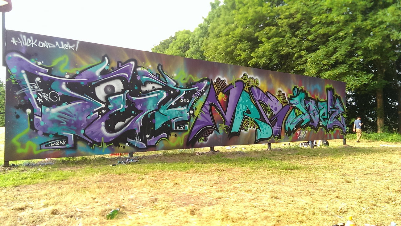 Graffiti Wall - Photo by energis - TUT, NRG, Joey (2014)