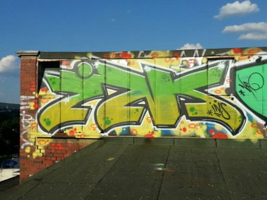 Graffiti Wall - Photo by energis - INS, Naos, saarbrücken (2014)