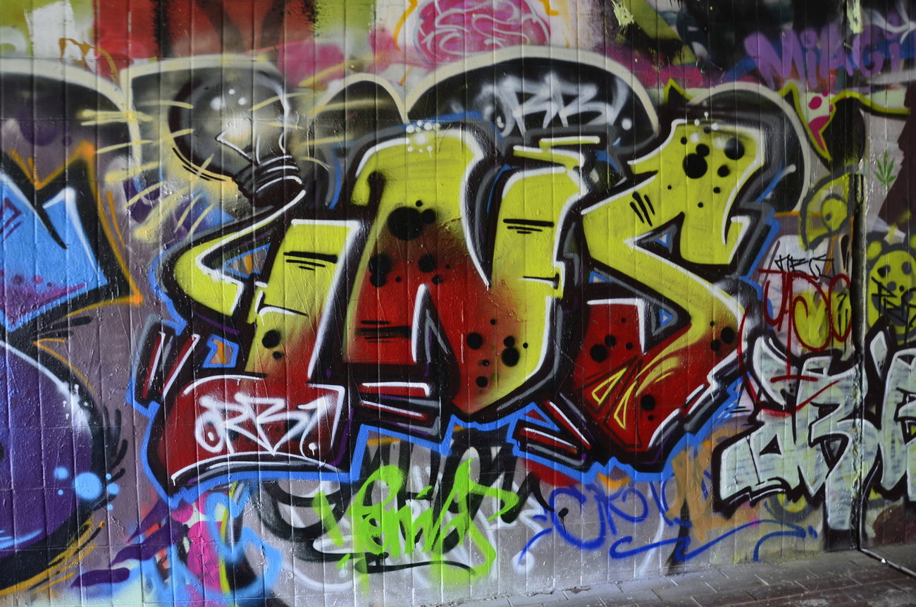 Graffiti Wall - Photo by energis - INS, ORBI (2014)