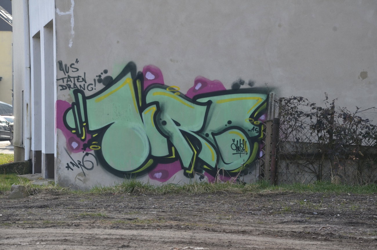 Graffiti Wall - Photo by energis - NRG, Saarbrücken (2015)