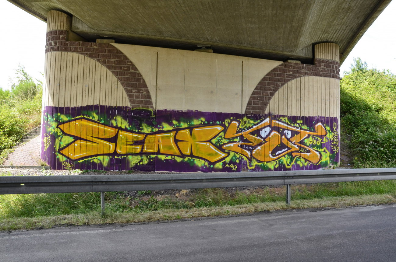 Graffiti Wall - Photo by energis - Seax, TUT, NRG (2014)
