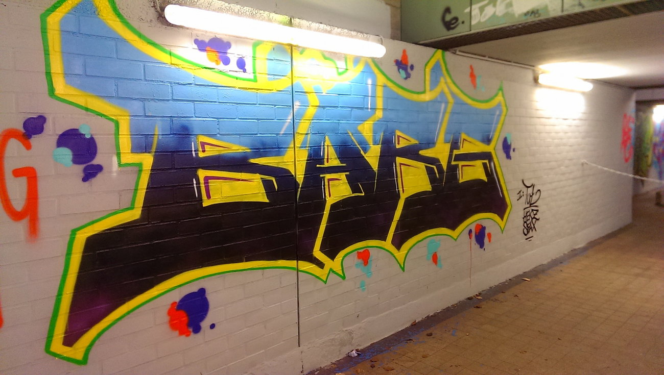 Graffiti Wall - Photo by energis - Bärg, Berg, saarbrücken (2013)