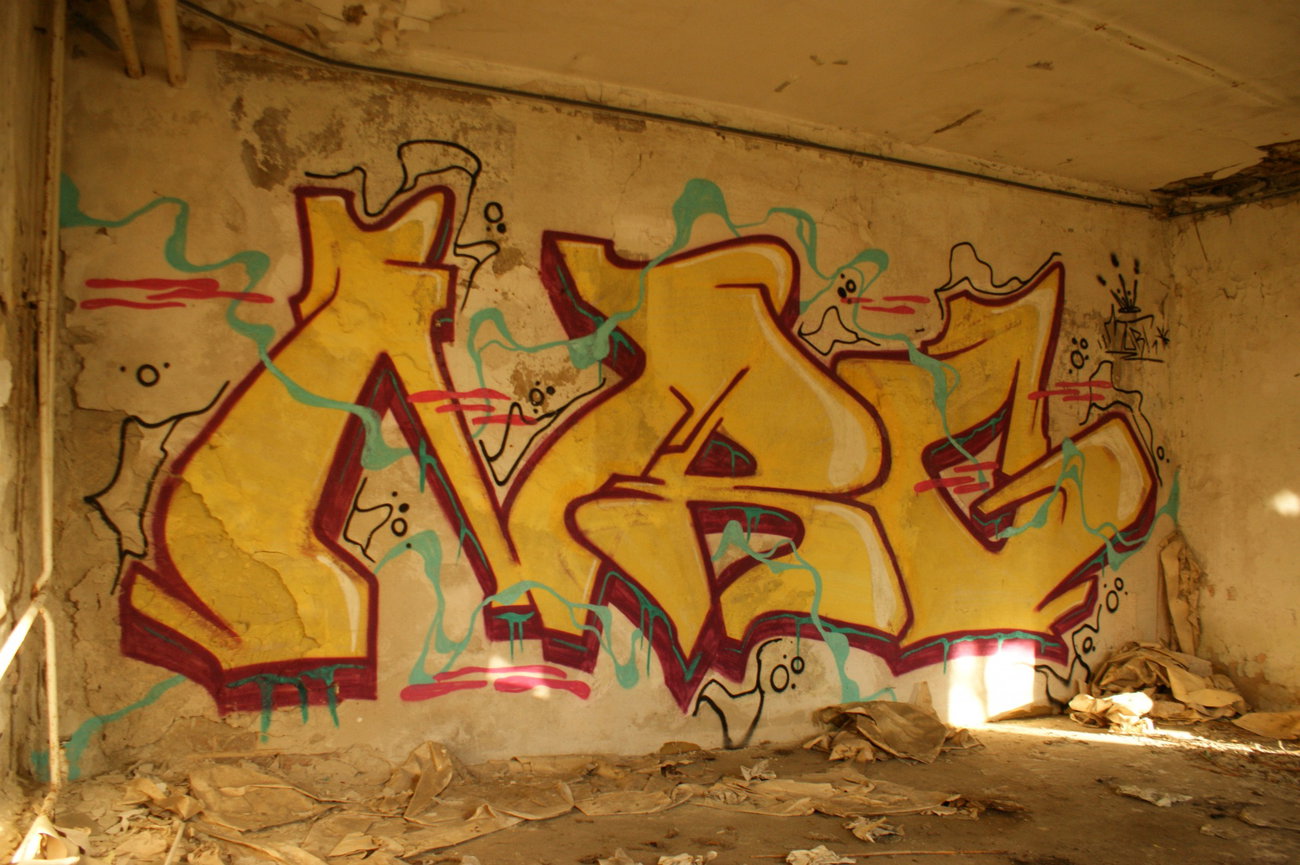 Graffiti Wall - Photo by energis - NRG, Berlin (2015)