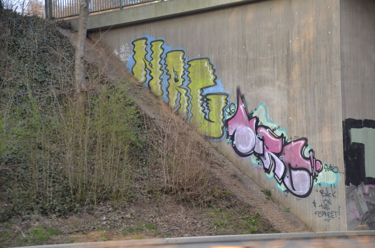 Graffiti Bombing - Photo by energis - NRG, Trust, Heks (2015)
