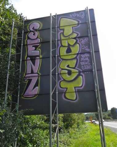 Graffiti Bombing - Photo by energis (2011)