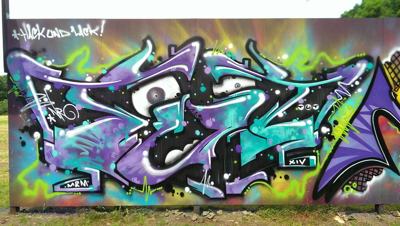 Graffiti Wall - Photo by energis - TUT, NRG, Minden (2014)