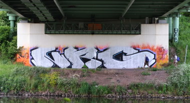 Graffiti Wall - Photo by energis - NRG, Heks, Seax (2014)