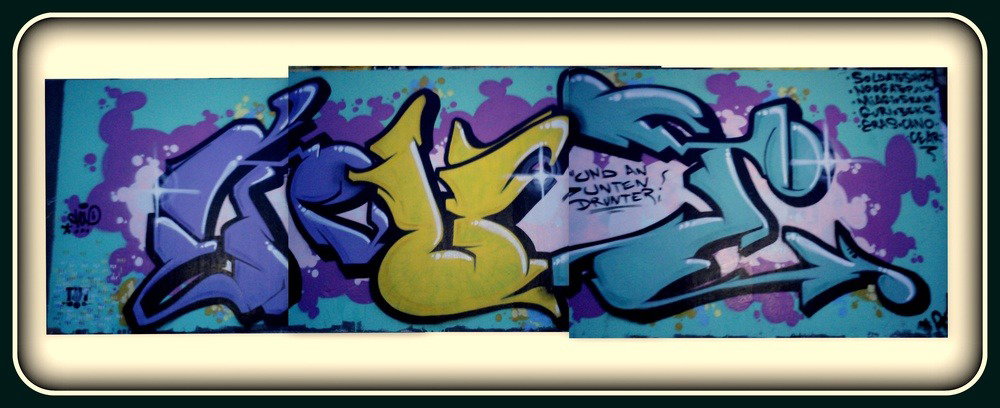 Graffiti Wall - Photo by energis - tut, Trust, NRG (2013)