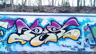 Graffiti Wall - Photo by energis - TUT, NRG, Berlin (2014)
