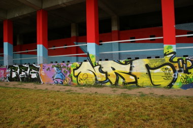 Graffiti Wall - Photo by energis - BRG, Kash, NRG (2015)