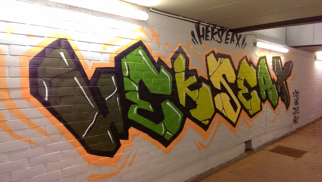 Graffiti Wall - Photo by energis - Heks, Seax, saarbrücken (2013)