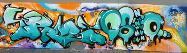 Graffiti Wall - Photo by energis - Trust, Cano, NRG (2012)