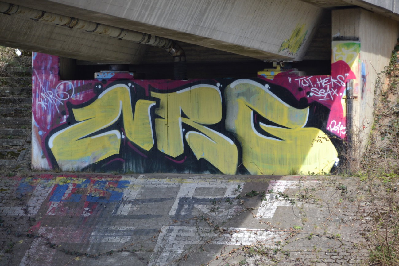 Graffiti Wall - Photo by energis - NRG, Saarbrücken (2015)