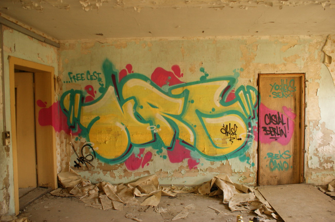Graffiti Wall - Photo by energis - NRG, Berlin (2015)