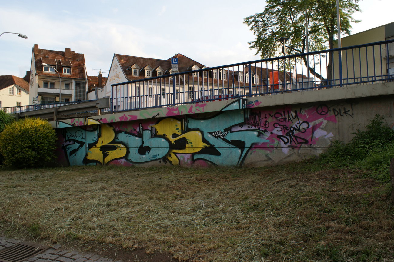 Graffiti Wall - Photo by energis - TRUST, NRG, Saarbrücken (2015)