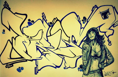 Graffiti Sketch - Photo by energis - Trust, Seki, NRG (2011)
