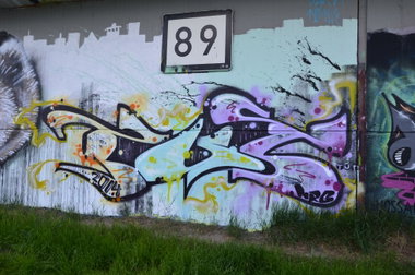 Graffiti Wall - Photo by energis - TUT, NRG, saarbrücken (2014)