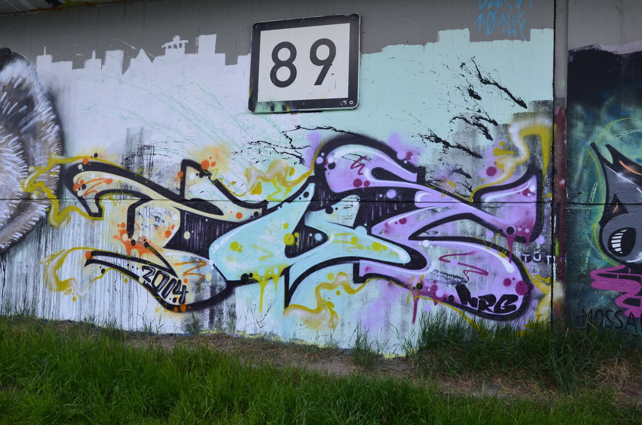 Graffiti Wall - Photo by energis - TUT, NRG, saarbrücken (2014)