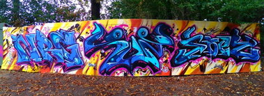 Graffiti Wall - Photo by energis - NRG, TUT, Joey