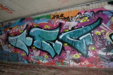 Graffiti Wall - Photo by energis - NRG, TUT, saarbrücken (2014)