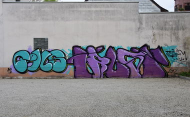 Graffiti Wall - Photo by energis - Cels, Trust (2017)